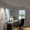 SSC-LUXon NUVIO Aufbaustrahler Deckenlampe Wandleuchte Spot 2-flammig downlight schwenkbar weiß