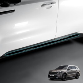 YOUTOOCAR Glossy Black Body Side Door Moulding Cover Trim Compatible with Kia Sorento 2021-2025 Accessories