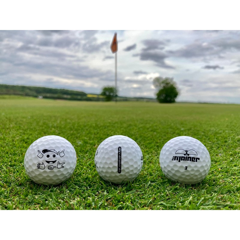 Emainer emoG Golfball, softe Golfbälle mit maximaler Reichweite, Dieser Ball