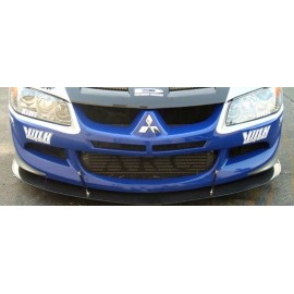 Unbrand Black Carbon Bumper Lip Diffuser Body kit Rod Bar Support for Subaru Mazda