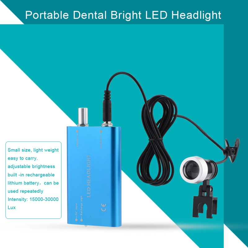 1 pcs Portable Dental Bright LED Headlight Dentist Surgery Headlamp