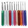 11PCS Set Knitting Crochet Hook Ergonomic Aluminum Crochet Hooks Set