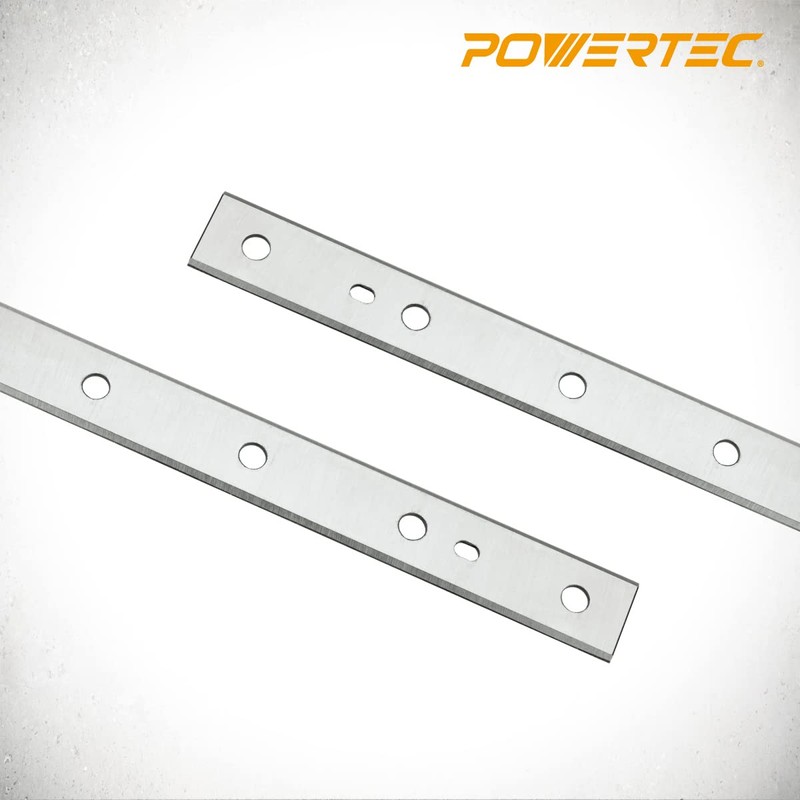 POWERTEC 12-1/2 Inch Planer Blades for DeWalt DW734 Planer, Replacement