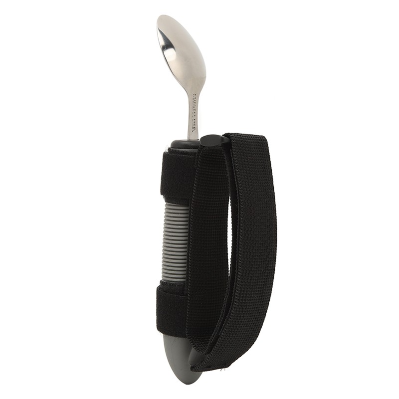 Eating Aids Spoon Stainless Steel Antislip Easy to Grip Adaptive