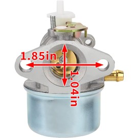 BXparts Carburetor Compatible with Craftsman 2600 PSI 2.5 GPM 7.0 HP Pressure Washer 580.752600 Replacement Carb