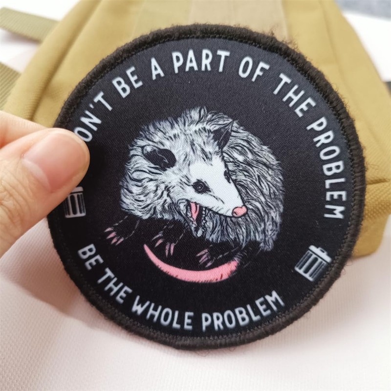 Velcro Patches Funny 'Don't Be A Part of Problem' Patch
