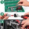 46-Piece 1/4 Inch Drive Socket Set – Metric Ratchet Wrench