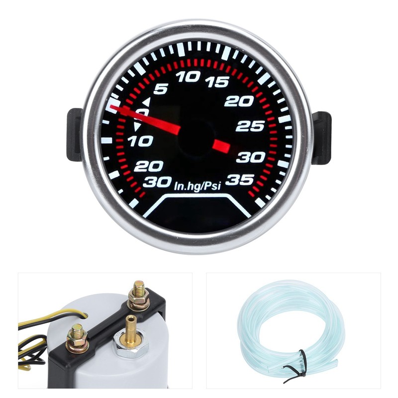 2in Turbo Boost Gauge -30-35PSI Red Pointer High Accuracy Meter