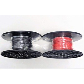 RED & BLACK 200 FT EA ON SPOOL - 16 GAUGE WIRE PRIMARY MTW STRANDED COPPER POWER