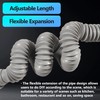 Rackickyer Sink Drain Pipe Kit, 1 Pack Flexible Drain Pipe