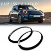 FCBJX Front Grille Surround Trims Headlight Bezel Tail Lights Trim