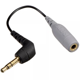 Rode SC3 Adapter - Female 3.5mm TRRS to Angled Male 3.5mm TRS