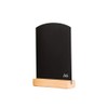 Chalkboards UK Mini Table Top Chalkboard, Wood, Black, A6, 10.5