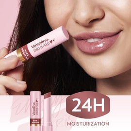 Emily in Paris Vaseline - Blsamo Labial Color Nude (3.0 g), Humectacin hasta por 24 horas, Nude Nouveau                                               