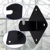 BENLIUDH Wall Brackets for Gridwall, Black Gridwall Panels Mount Brackets
