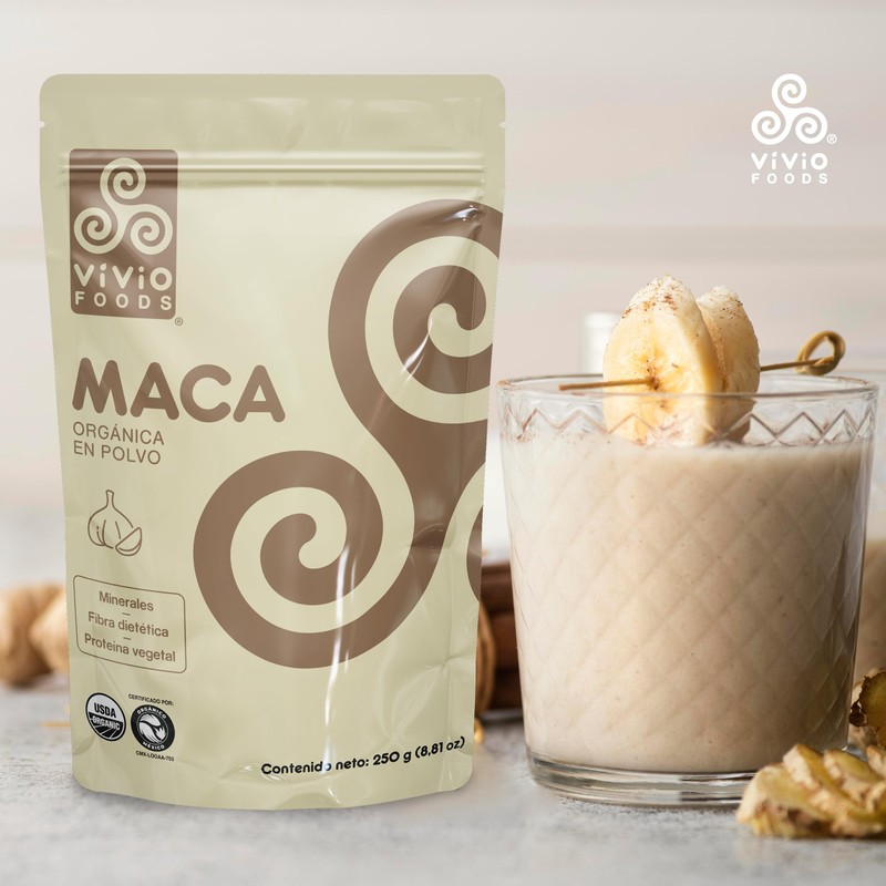 VIVIO FOODS Maca Orgánica En Polvo - 250 g