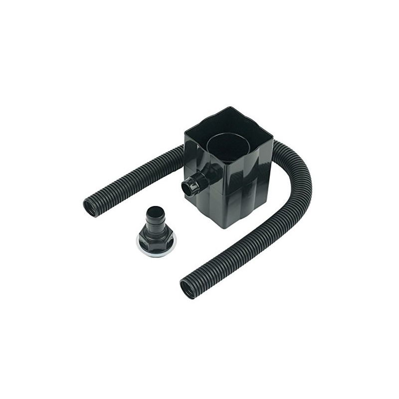 FloPlast RVS1B RVS1B-Black Rainwater Diverter (Conects to 65MM Square and