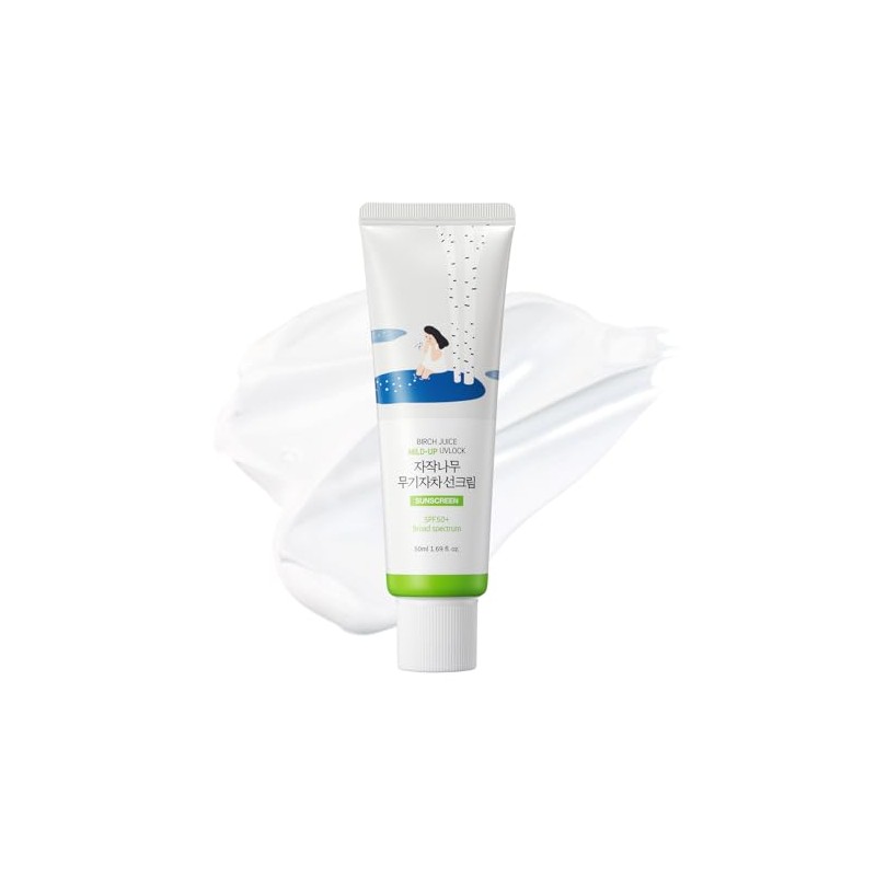 Protector solar Mild up de Birch Juice, protección solar UV