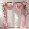 Wedding Arch Draping Fabric, 2 Panels 30" x 20Ft Dusty
