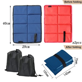 2 x Outdoor Seat Cushion, Foldable, Waterproof Seat Cushion, Outdoor Seat Cushion, Hiking, Seat Cushion, Foldable Seat Cushion, Waterproof Foldable