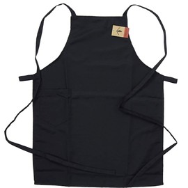Noso-Tora City Shoten Flameproof Apron (Single Item), Black, One Size Fits Most, Apron (Black)