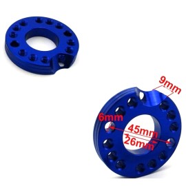 PCC BLUE 26mm INTAKE Manifold Spinner Plate Adaptor ANGLE ADJUSTER For Pit Bike IN10