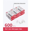PAPERPAL PAPERPAL #1 Nonskid Paper Clips, 600 Medium Paper Clips