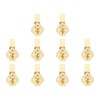 10Pcs Tablecloth Clips Stainless Steel Leaf Style Anti Slip Multi