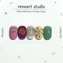 [Ar] Vacation handmade nail tip drawing nail art specialist / [아르] 휴가 수제네일팁 드로잉네일아트 전문