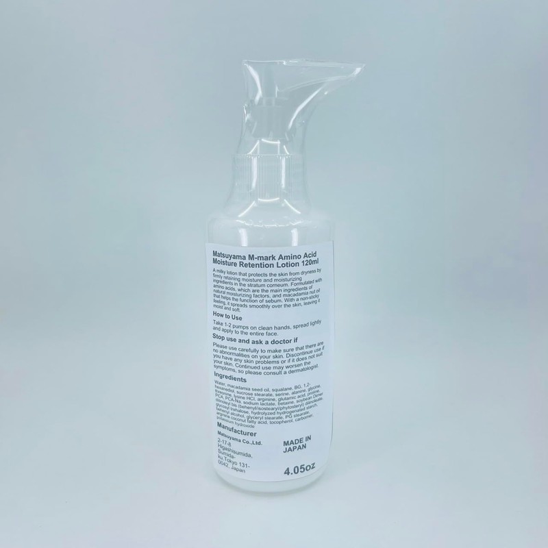 Matsuyama M-mark Amino Acid Moisture Retention Lotion 120ml (Green Tea