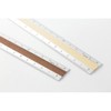 Midori Aluminium + Wood Ruler 15cm Light Brown (42257006)