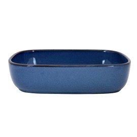 MASON CASH Reactive Blue Baking Dish, 1.2 L, High Quality Ovenware with Unique Glaze Technique, Rectangular Shape for Versatile Use in the Kitchen
