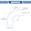 X AUTOHAUX 1 Pcs 32mm 1.26" ID 90mm 3.54" Length