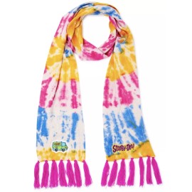 Accessory Innovations “Scooby-Doo” The Mystery Machine Cartoon Tie Dye Winter Scarf *New With Tags*