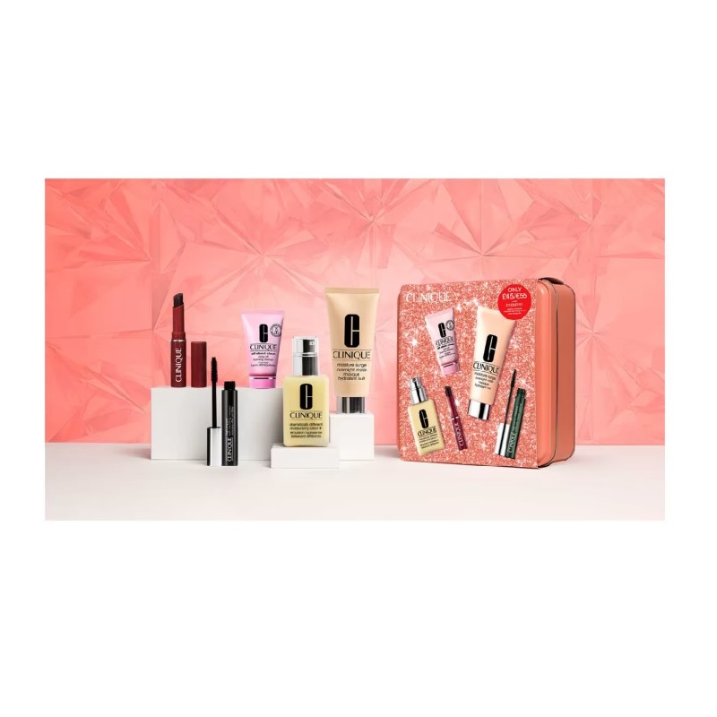 Clinique Let It Glow 5-Piece Beauty Gift Set With Black