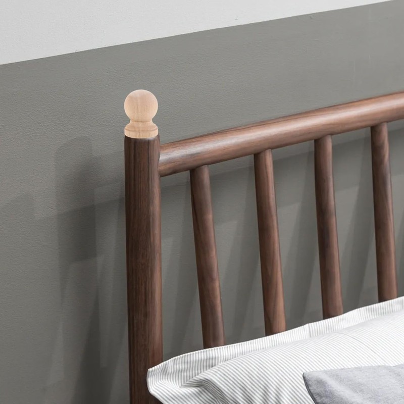 Ciieeo 4pcs Wood Baluster Spindles Roman Column Decorative Finials