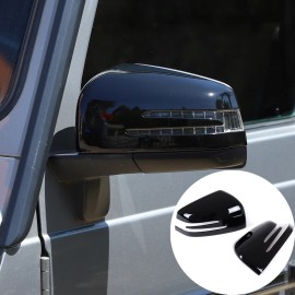 carmotion88 Glossy Black Rearview Mirror Cover Cap Trim For Benz G-Class GLE ML GL GLS 13-19