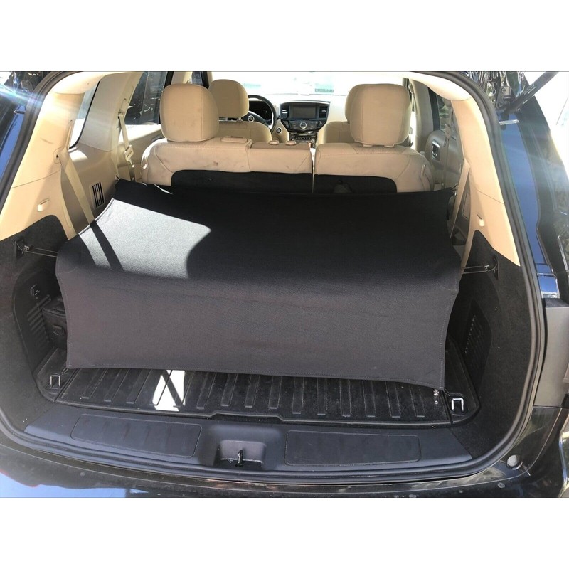 Rear Trunk Security Cargo Area Shade Cover Black for Nissan