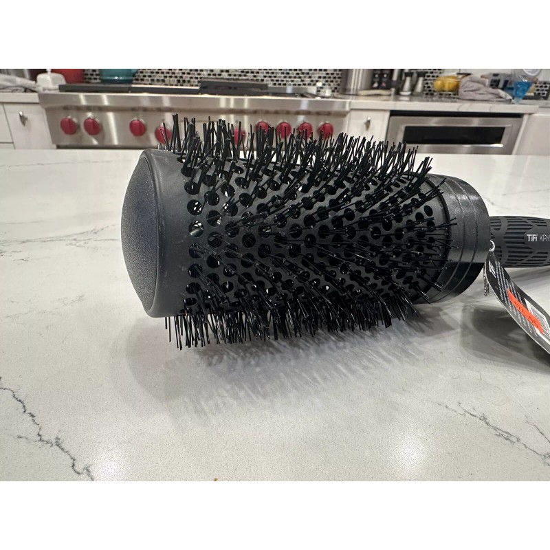 Tifi Krypton Carbon Round Professional Thermal Vent Brush, 3 Inch