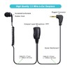 COMMIXC 2-Pack Walkie Talkie Earpiece, 2.5mm 1-Pin in-Ear Two-Way Radio