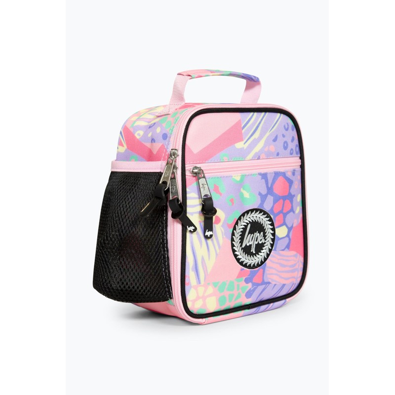 hype Bags Pastel Prints Polyester Unisex Lunch Box in Multi-Coloured