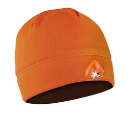 Panther Vision POWERCAP 2.0 Headlamp LED Beanie Cap Ultra-Bright Hands Free LED Lighted Battery Powered Hat – Blaze Orange Fleece (HLB-8957)