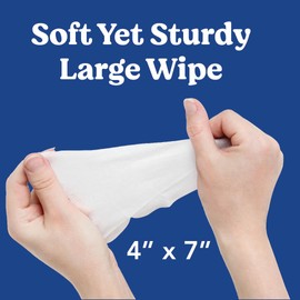 ANGELS’ EYES Face, Eye & Paw Cleansing & Tear Stain Wipe, Large 4”x7” Hypoallergenic Dog & Cat Wipes, Reduce Tear Stains, Dirt, and Discharge, Fragrance Free, 40 Count