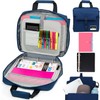 Kaitiaki 3 Ring Zipper Binder Bag with Handle and Shoulder