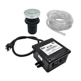 Mountain Plumbing Round "Deluxe" Flush Waste Disposer, Brushed Nickel