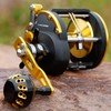Burning Shark Towing Reel Salt Spirit Level Wind Rollers Boat