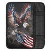 Finagallathe American Flag Center Console Cover American Eagle Armrest Cover