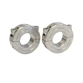 Summit Brand 1-3/8'' ID 2C-137-S Double Split Shaft Collar Stainless Steel Lock Collar Clamp Screw CSS2-137 2PCS(1-3/8'', 2)