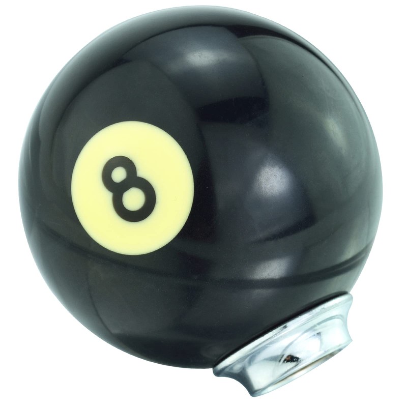 Lunsom Round Shift Knob, 8 Billiard Gear Shifter Lever Head