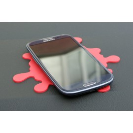 Dashboard Mat Anti-Slip Grip Cradle RED SPLAT - FREE POST